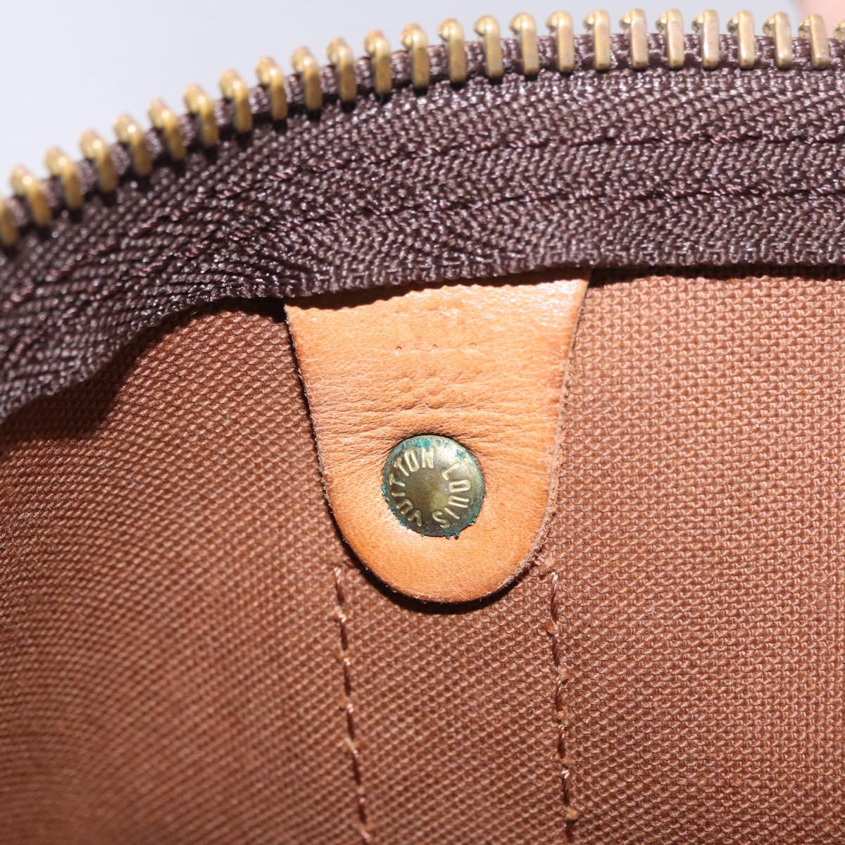 LOUIS VUITTON Monogram Keepall Bandouliere 60 Boston Bag M41412 LV Auth 193363