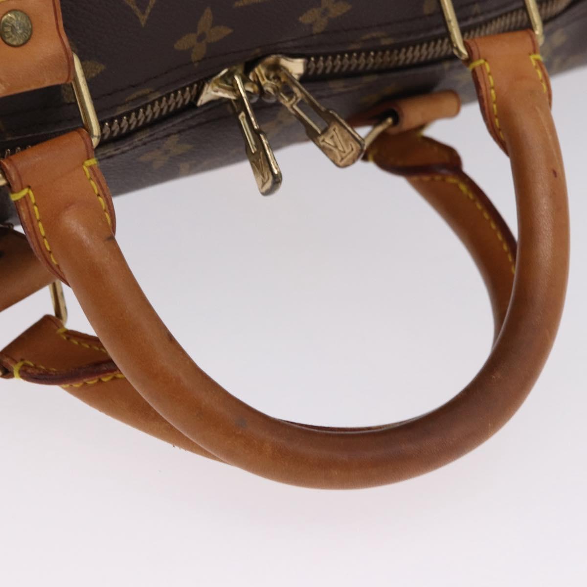 LOUIS VUITTON Monogram Keepall Bandouliere 60 Boston Bag M41412 LV Auth 193363