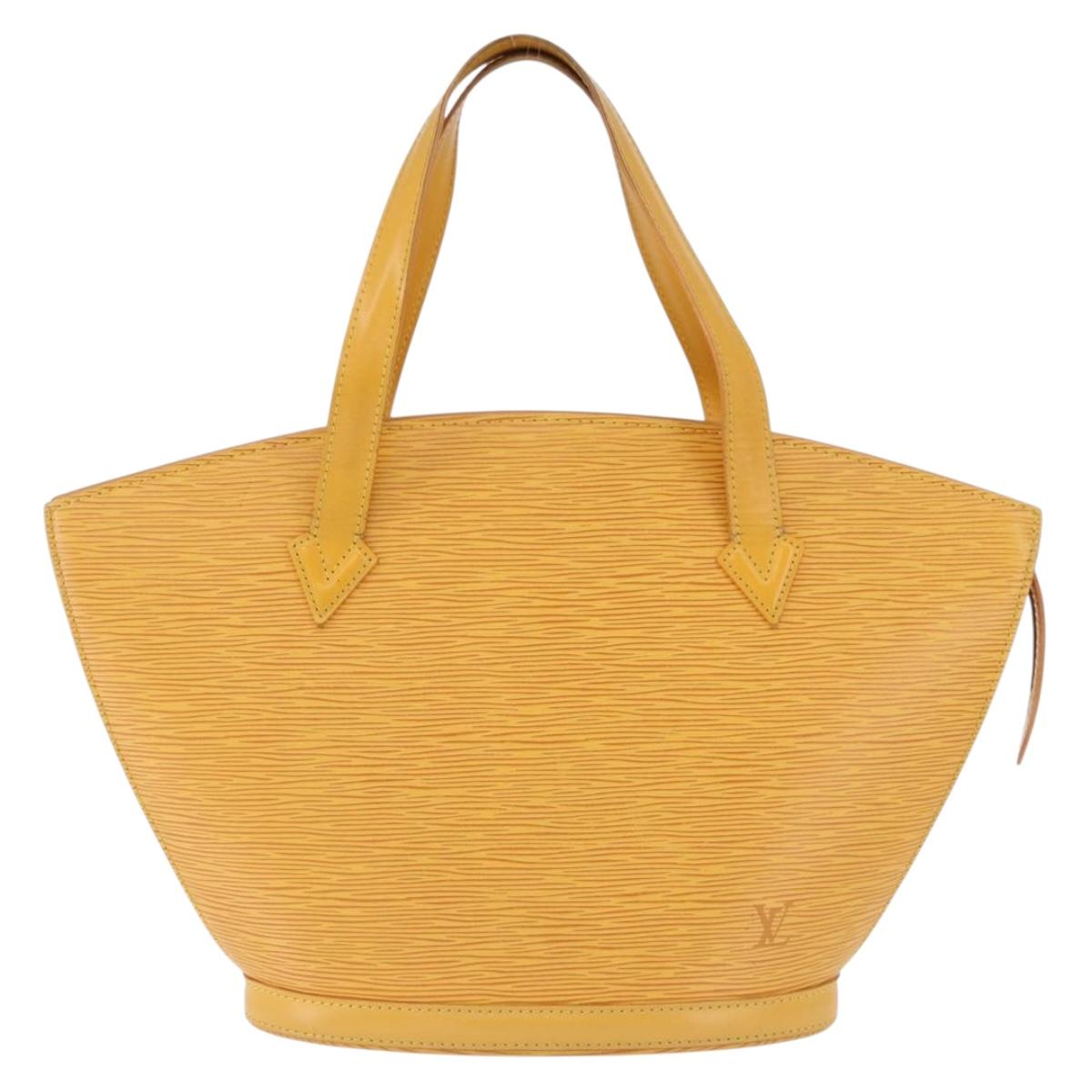 LOUIS VUITTON Epi Saint Jacques Shopping Bag Yellow M52269 LV Auth 193366