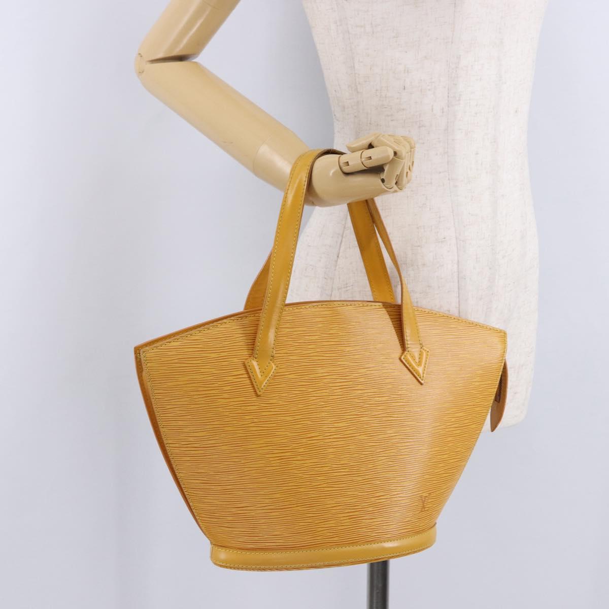 LOUIS VUITTON Epi Saint Jacques Shopping Bag Yellow M52269 LV Auth 193366