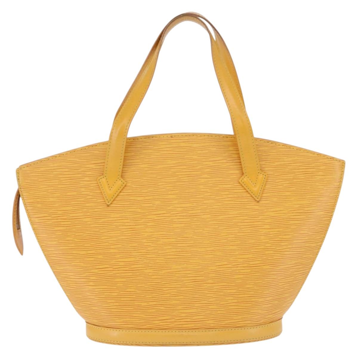 LOUIS VUITTON Epi Saint Jacques Shopping Bag Yellow M52269 LV Auth 193366