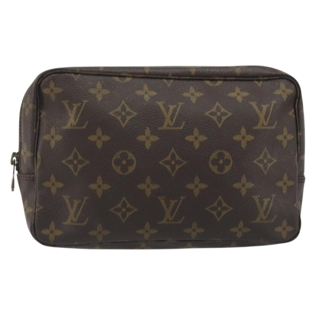 LOUIS VUITTON Monogram Trousse Toilette 23 Clutch Bag M47524 LV Auth 193367