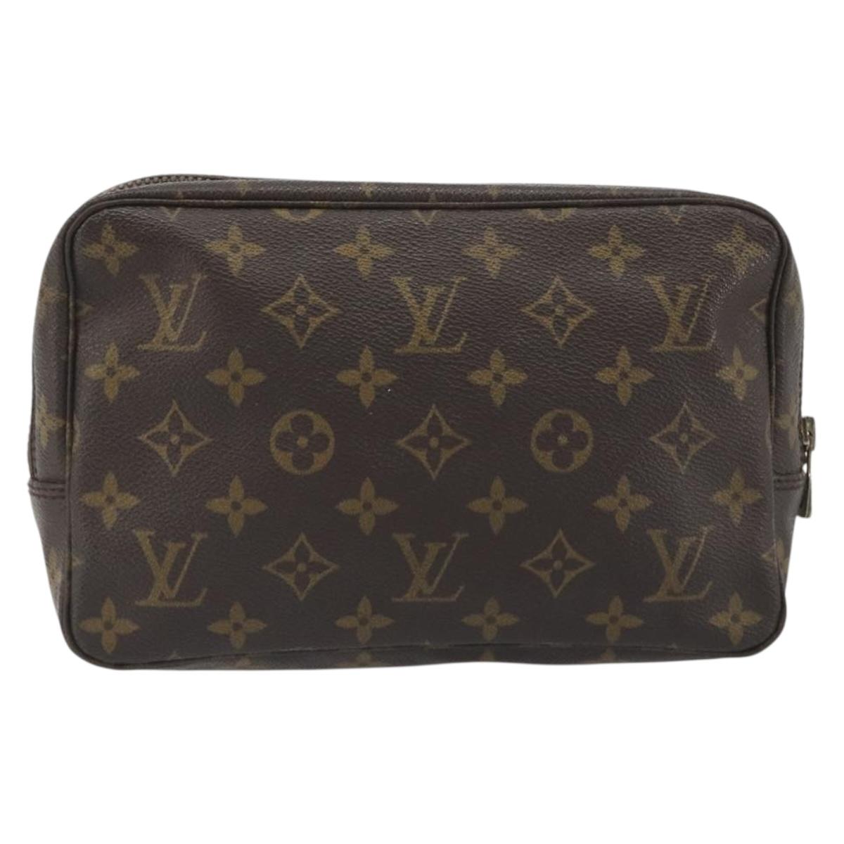 LOUIS VUITTON Monogram Trousse Toilette 23 Clutch Bag M47524 LV Auth 193367