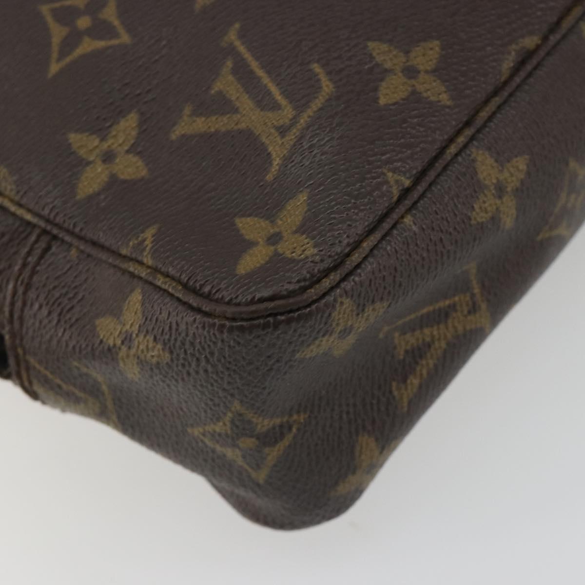 LOUIS VUITTON Monogram Trousse Toilette 23 Clutch Bag M47524 LV Auth 193367