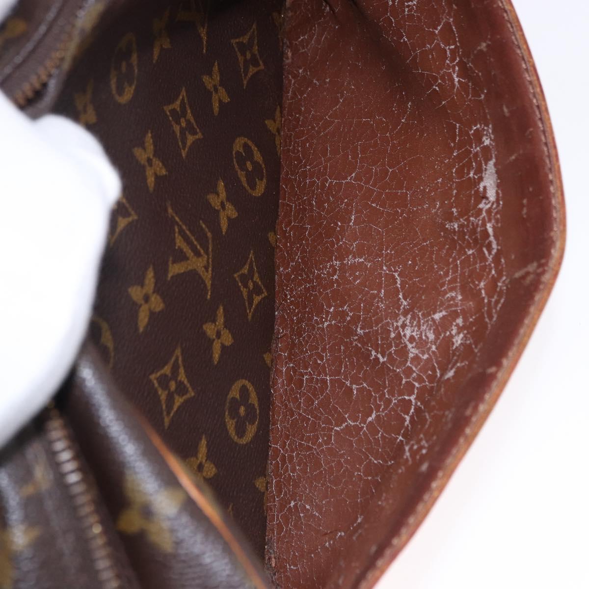 LOUIS VUITTON Monogram Compiegne 28 Clutch Bag M51845 LV Auth 193376