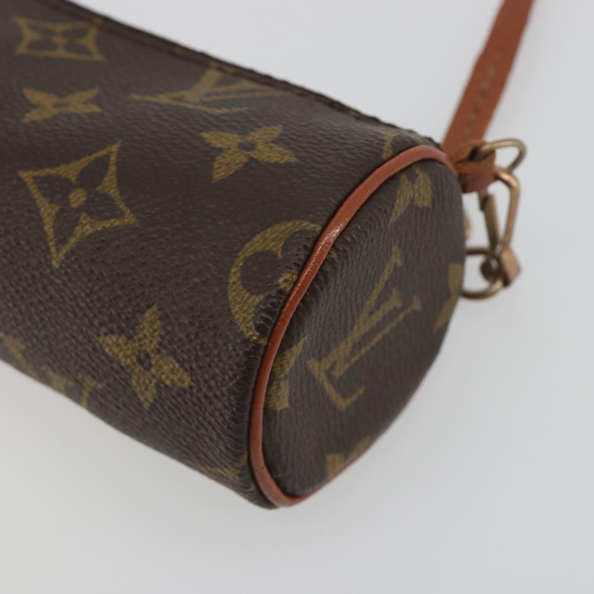 LOUIS VUITTON Monogram Papillon Pouch LV Auth 193377