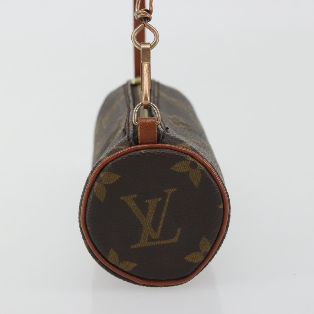LOUIS VUITTON Monogram Papillon Pouch LV Auth 193377