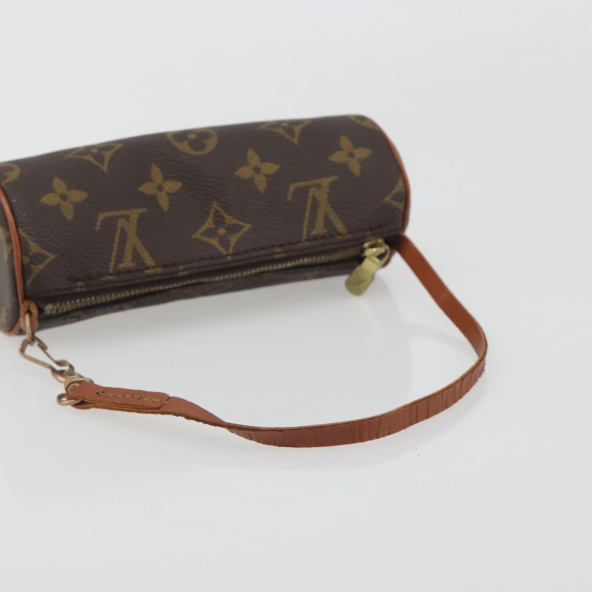 LOUIS VUITTON Monogram Papillon Pouch LV Auth 193377
