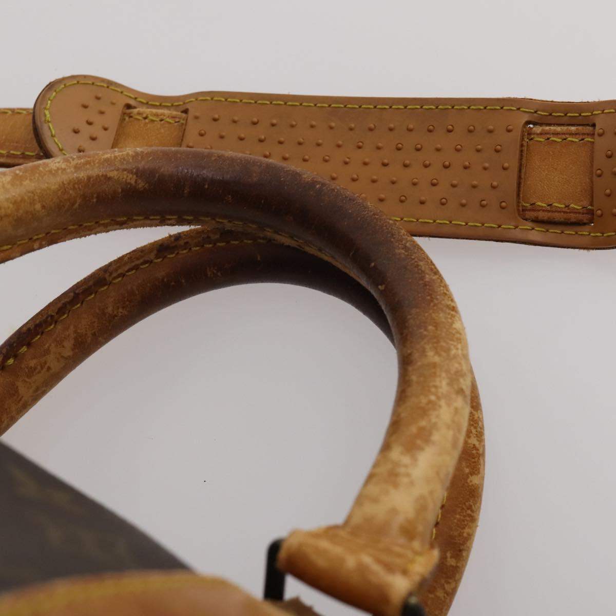 LOUIS VUITTON Monogram Keepall Bandouliere 50 Boston Bag M41416 LV Auth 193378