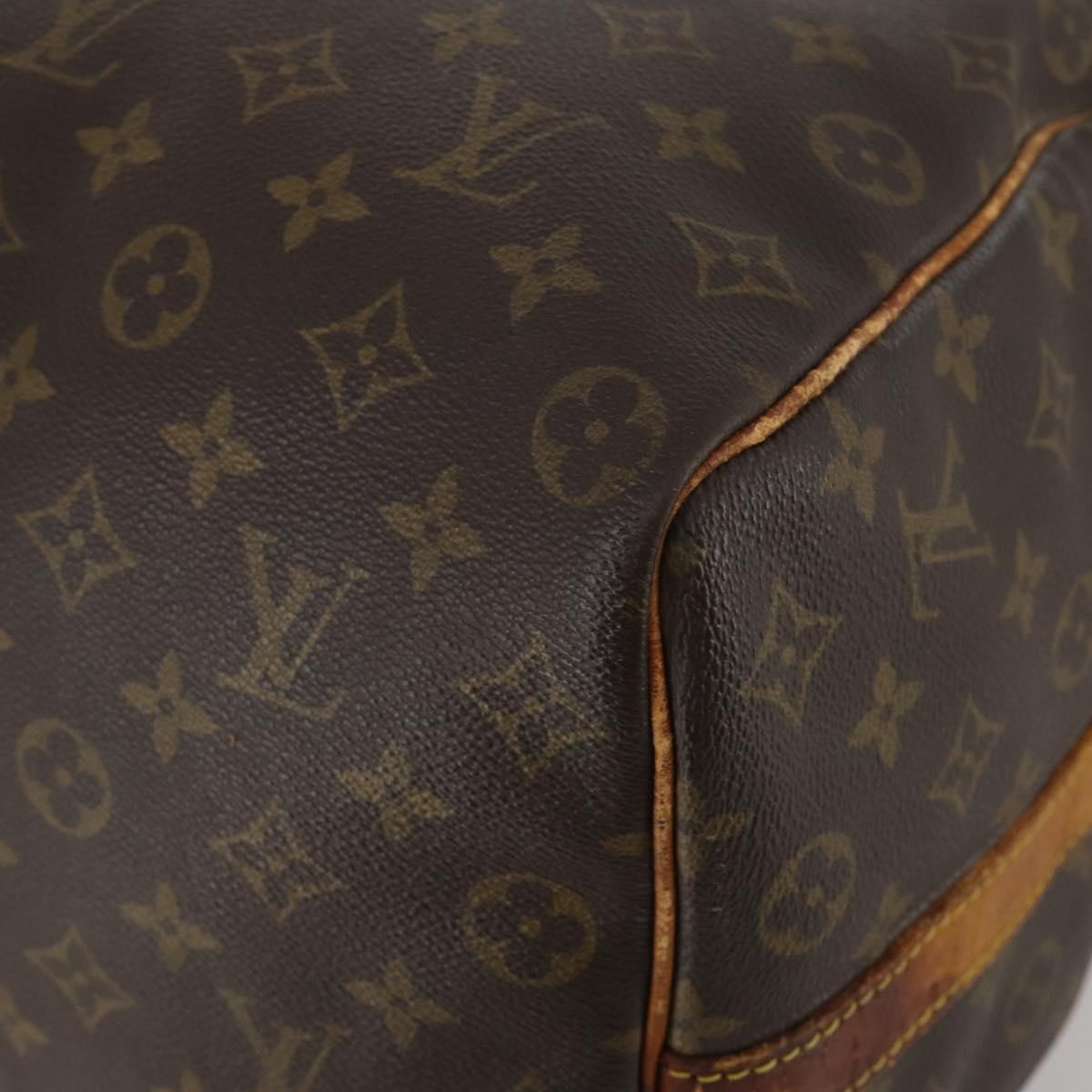 LOUIS VUITTON Monogram Keepall Bandouliere 50 Boston Bag M41416 LV Auth 193378