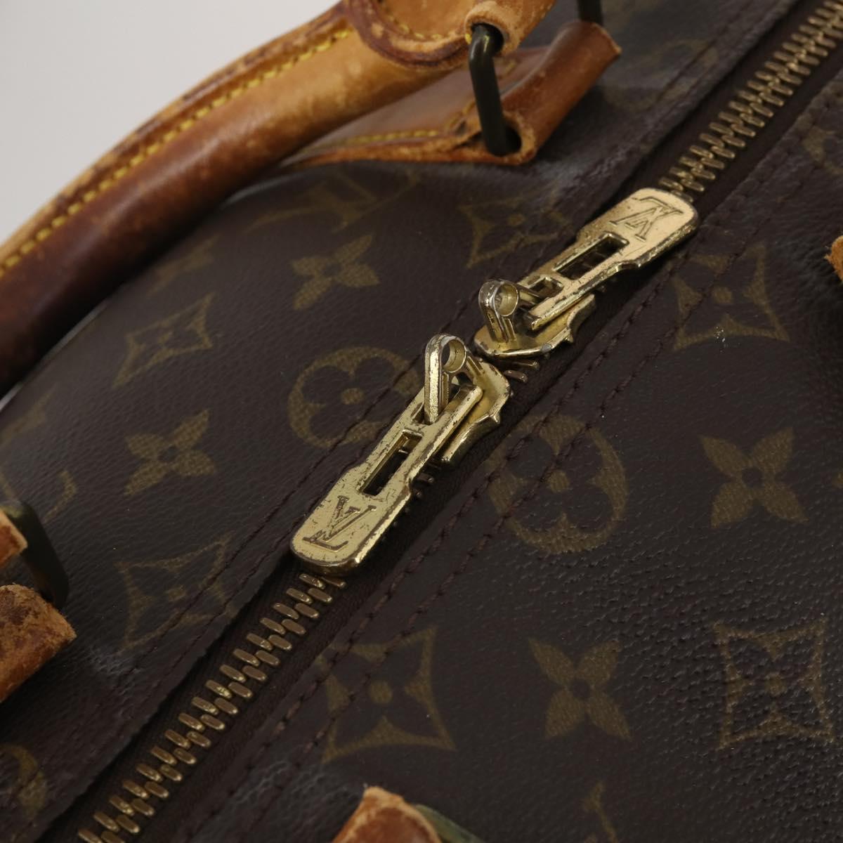 LOUIS VUITTON Monogram Keepall Bandouliere 50 Boston Bag M41416 LV Auth 193378