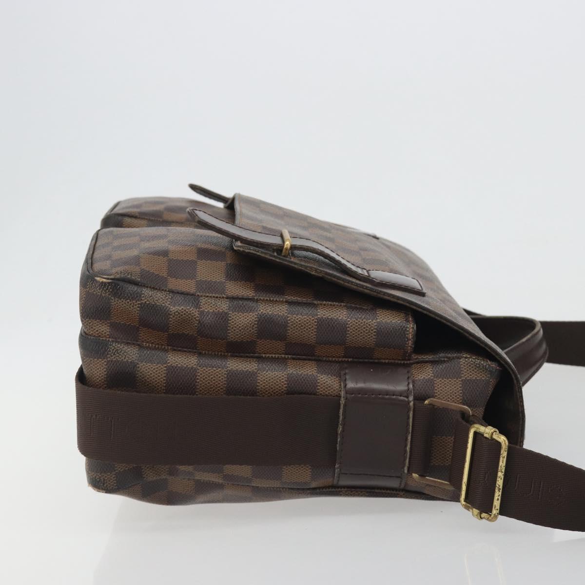 LOUIS VUITTON Damier Ebene Broadway Shoulder Bag N42270 LV Auth 193382
