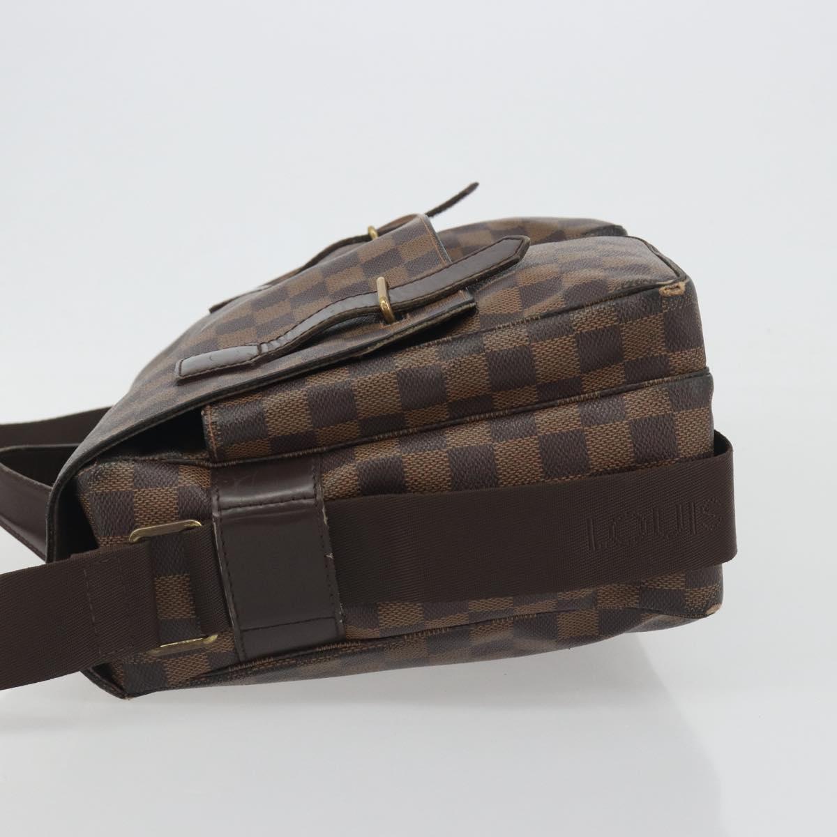 LOUIS VUITTON Damier Ebene Broadway Shoulder Bag N42270 LV Auth 193382