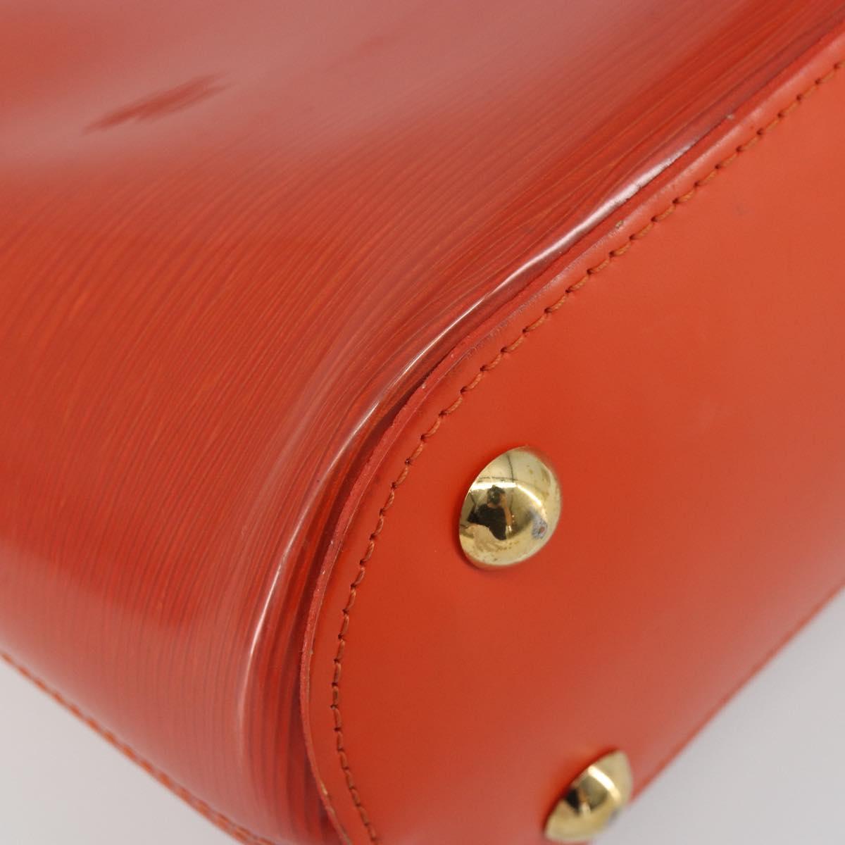 LOUIS VUITTON Epi Plage Mini Lagoon Bay Hand Bag Orange M92262 LV Auth 193390A
