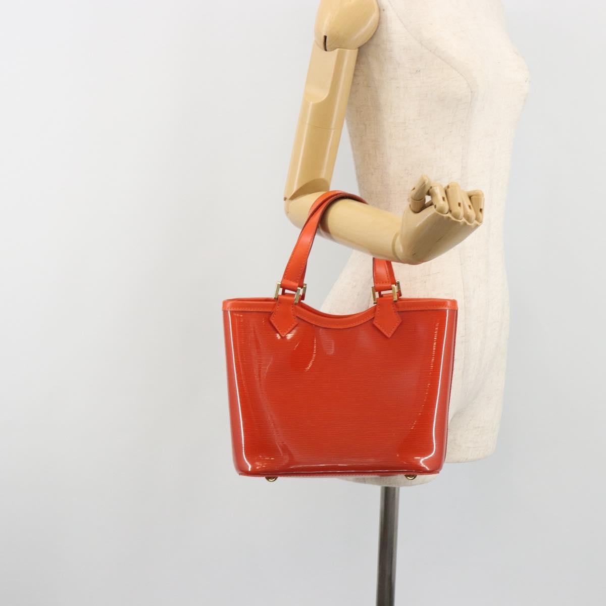 LOUIS VUITTON Epi Plage Mini Lagoon Bay Hand Bag Orange M92262 LV Auth 193390A