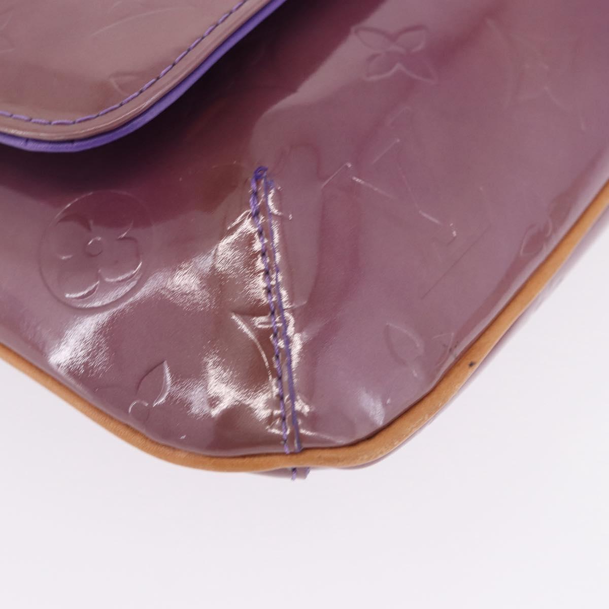 LOUIS VUITTON Monogram Vernis Thompson Street Purple Viole M91095 Auth 193393A
