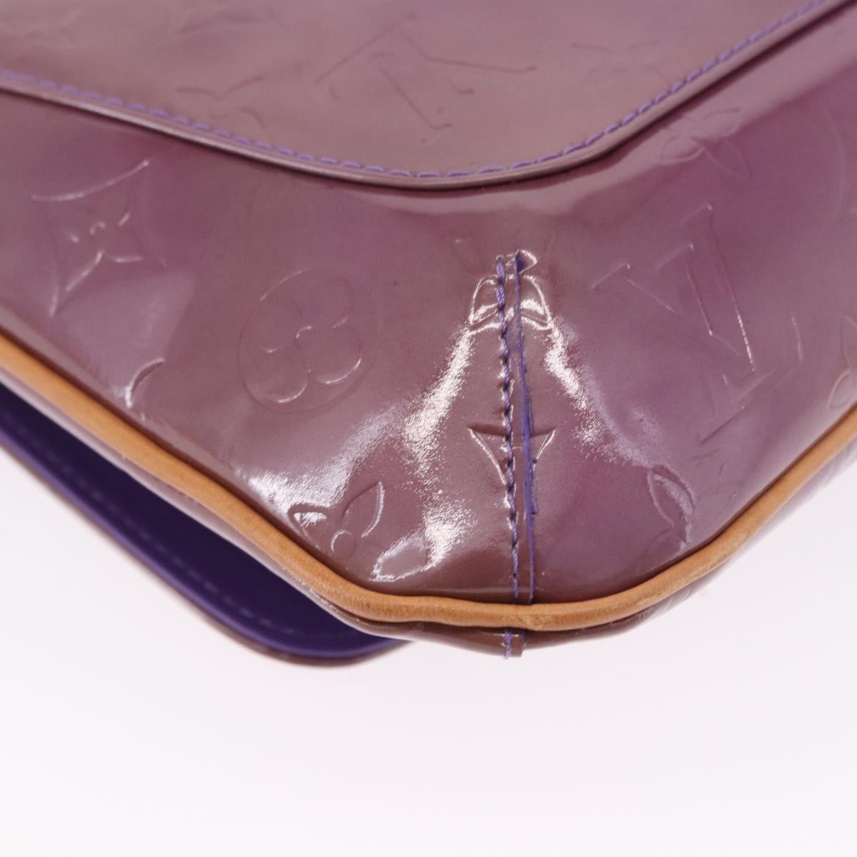 LOUIS VUITTON Monogram Vernis Thompson Street Purple Viole M91095 Auth 193393A