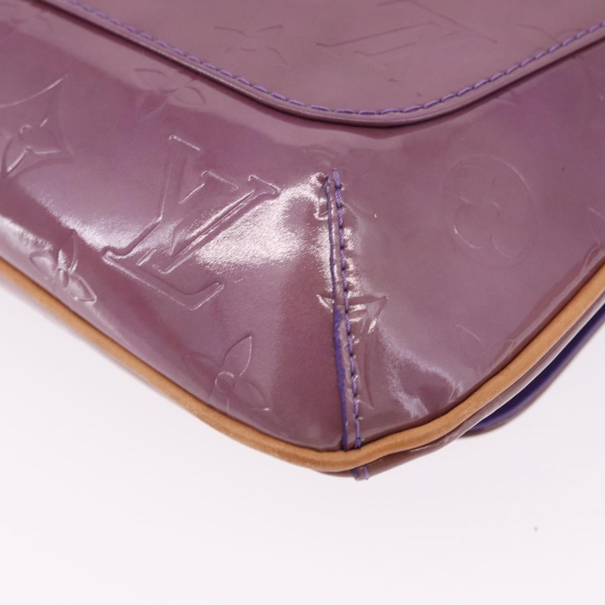 LOUIS VUITTON Monogram Vernis Thompson Street Purple Viole M91095 Auth 193393A