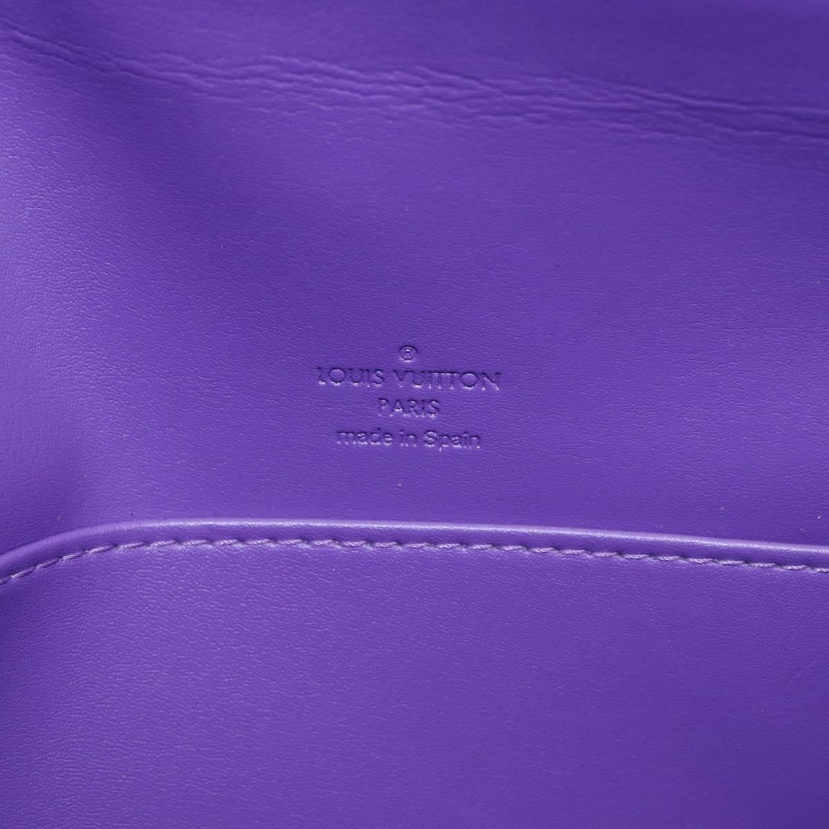 LOUIS VUITTON Monogram Vernis Thompson Street Purple Viole M91095 Auth 193393A