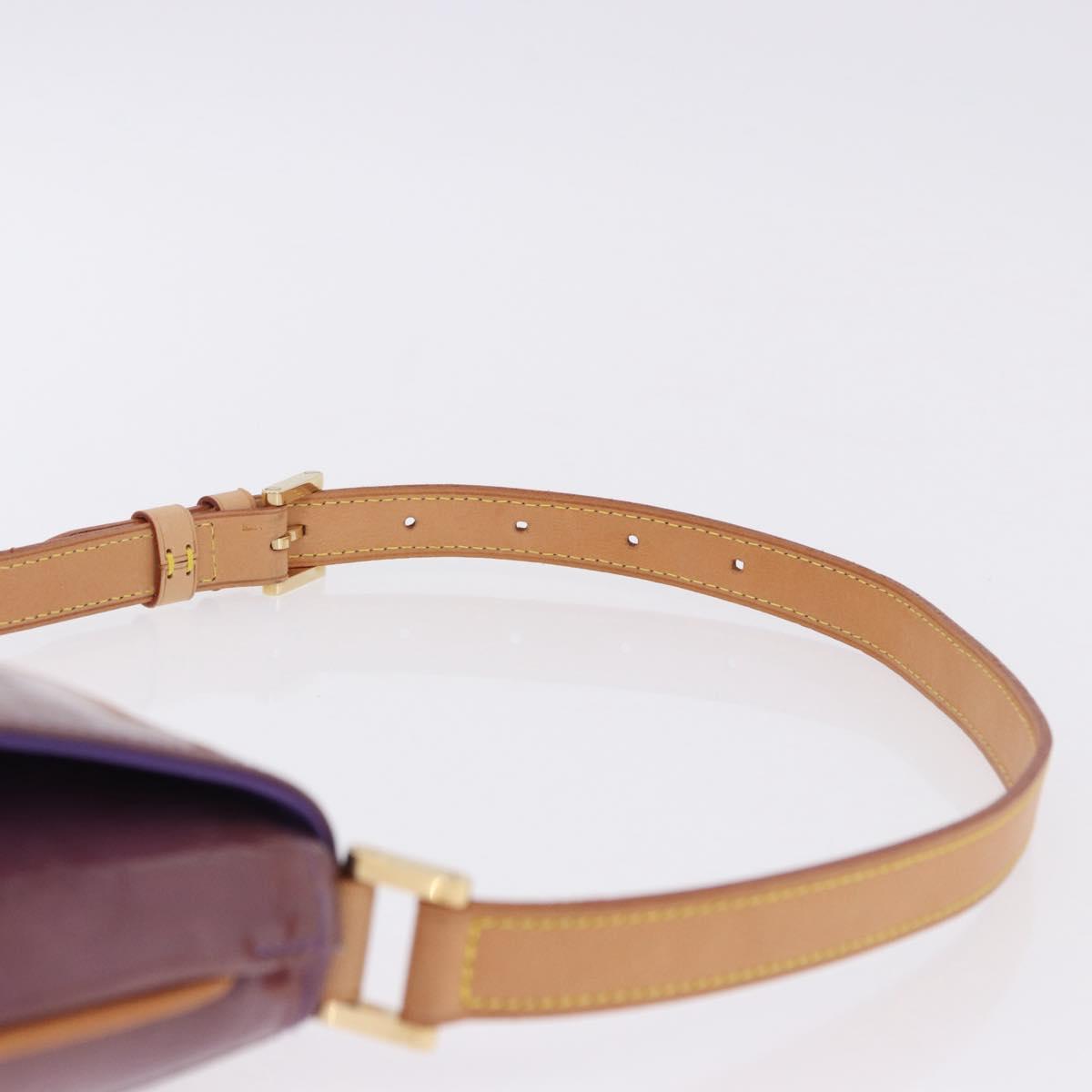 LOUIS VUITTON Monogram Vernis Thompson Street Purple Viole M91095 Auth 193393A