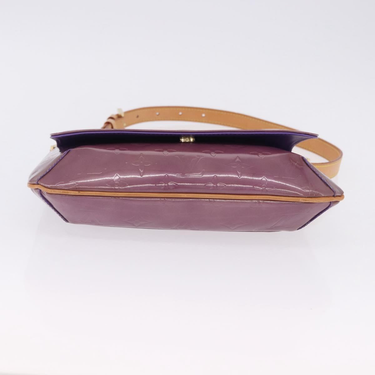 LOUIS VUITTON Monogram Vernis Thompson Street Purple Viole M91095 Auth 193393A