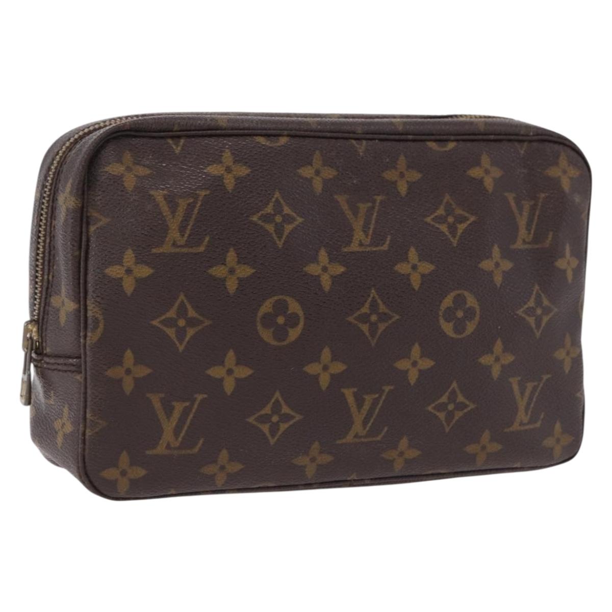LOUIS VUITTON Monogram Trousse Toilette 23 Clutch Bag M47524 LV Auth 193396