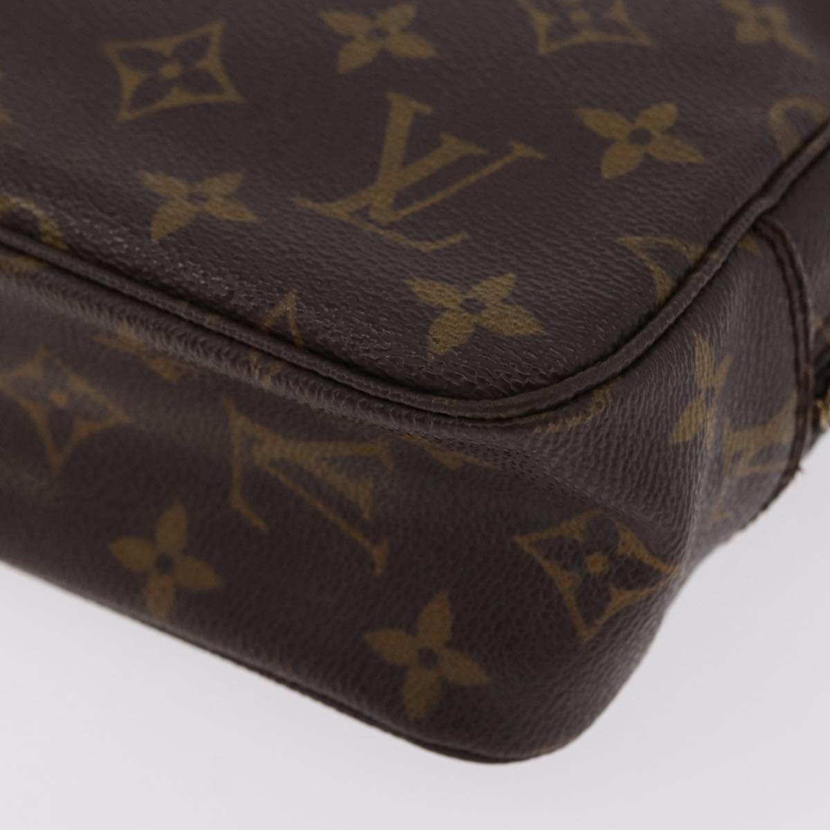 LOUIS VUITTON Monogram Trousse Toilette 23 Clutch Bag M47524 LV Auth 193396