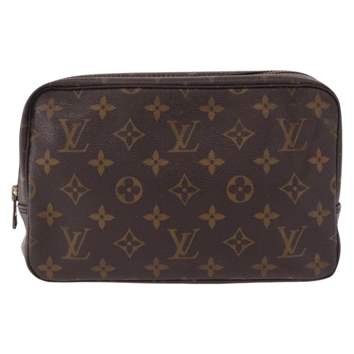 LOUIS VUITTON Monogram Trousse Toilette 23 Clutch Bag M47524 LV Auth 193396