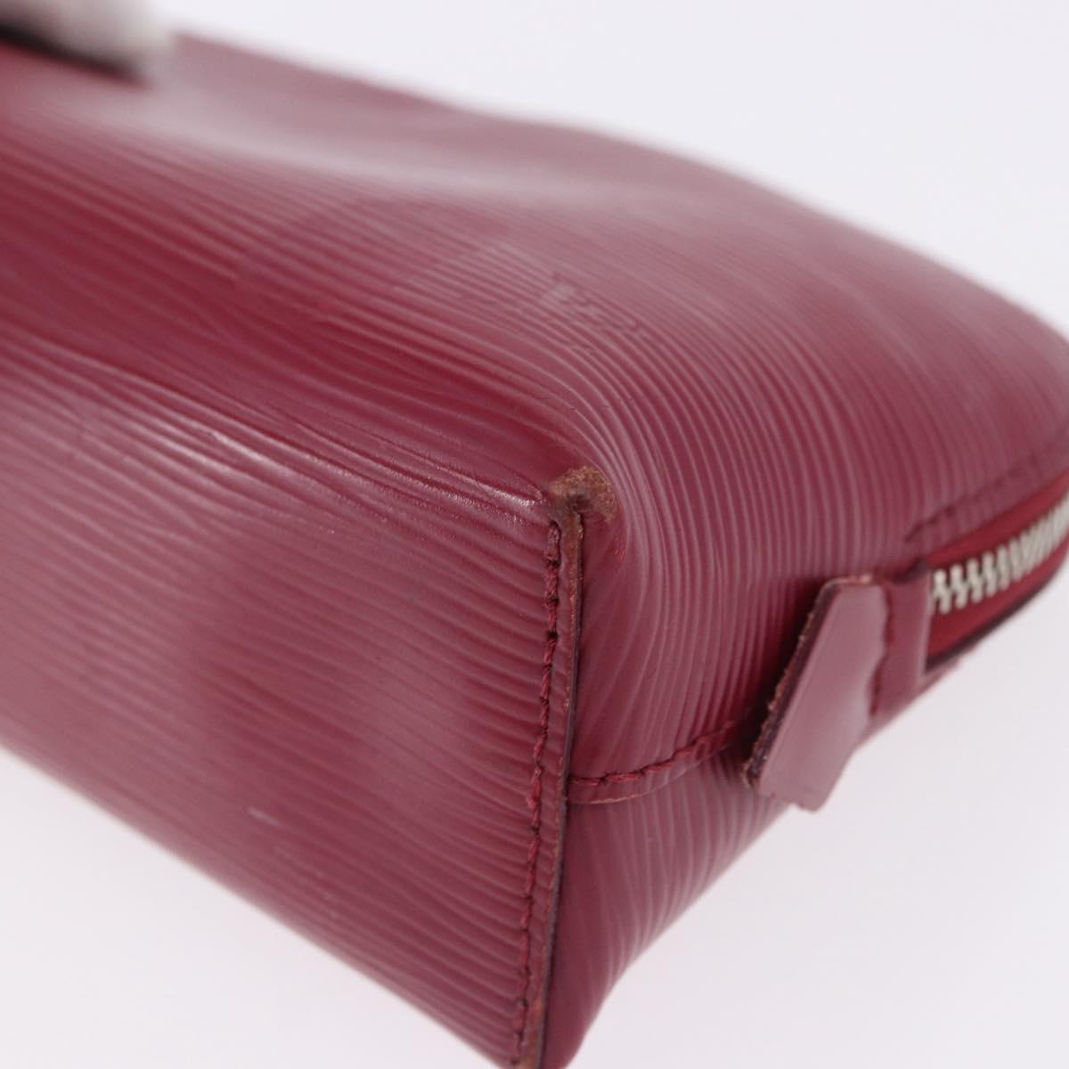 LOUIS VUITTON Epi Pochette Cosmetic PM Cosmetic Fuchsia M40641 LV Auth 193400