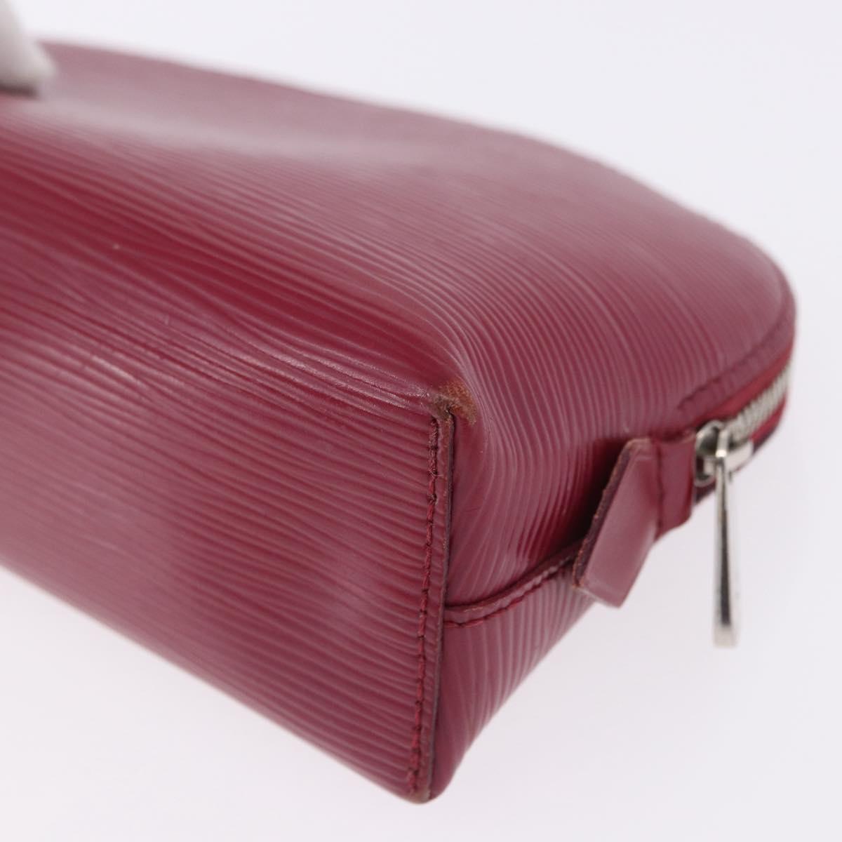 LOUIS VUITTON Epi Pochette Cosmetic PM Cosmetic Fuchsia M40641 LV Auth 193400