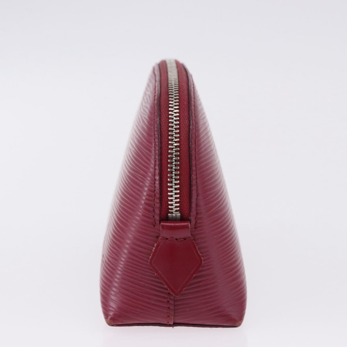 LOUIS VUITTON Epi Pochette Cosmetic PM Cosmetic Fuchsia M40641 LV Auth 193400