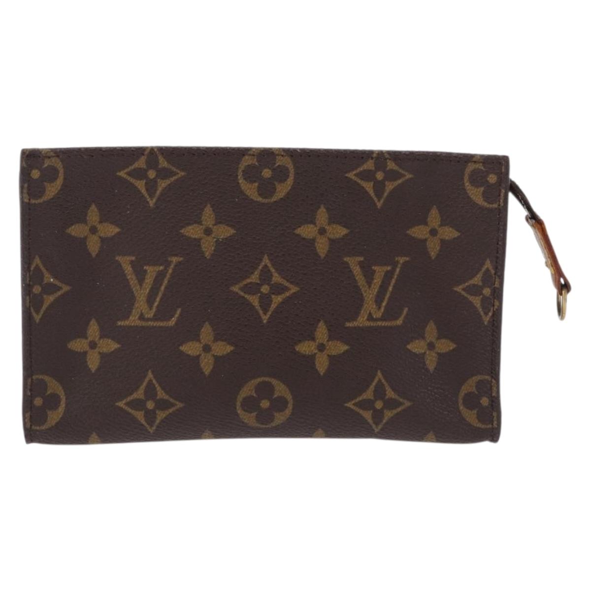 LOUIS VUITTON Monogram Bucket PM Accessory Pouch LV Auth 193417