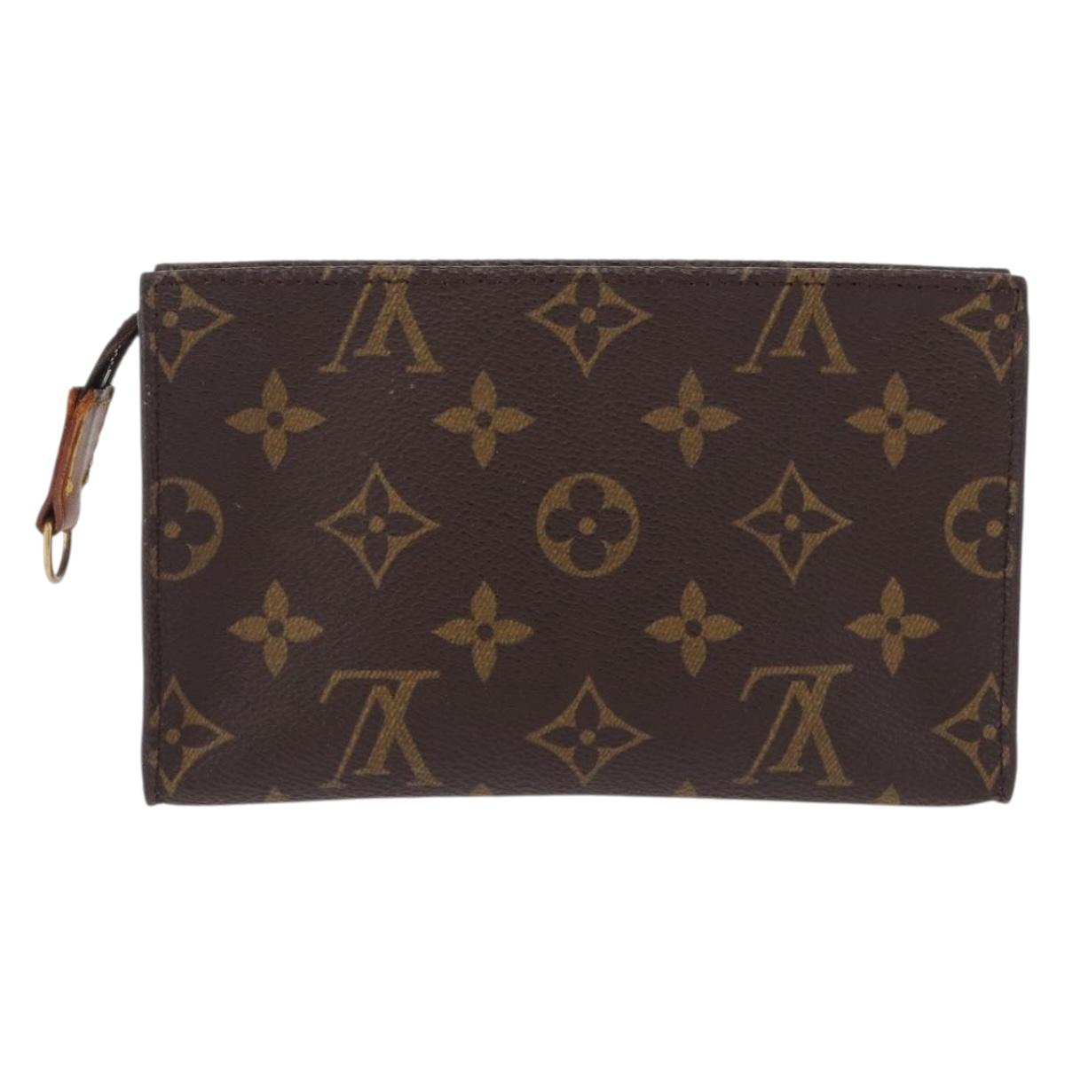 LOUIS VUITTON Monogram Bucket PM Accessory Pouch LV Auth 193417