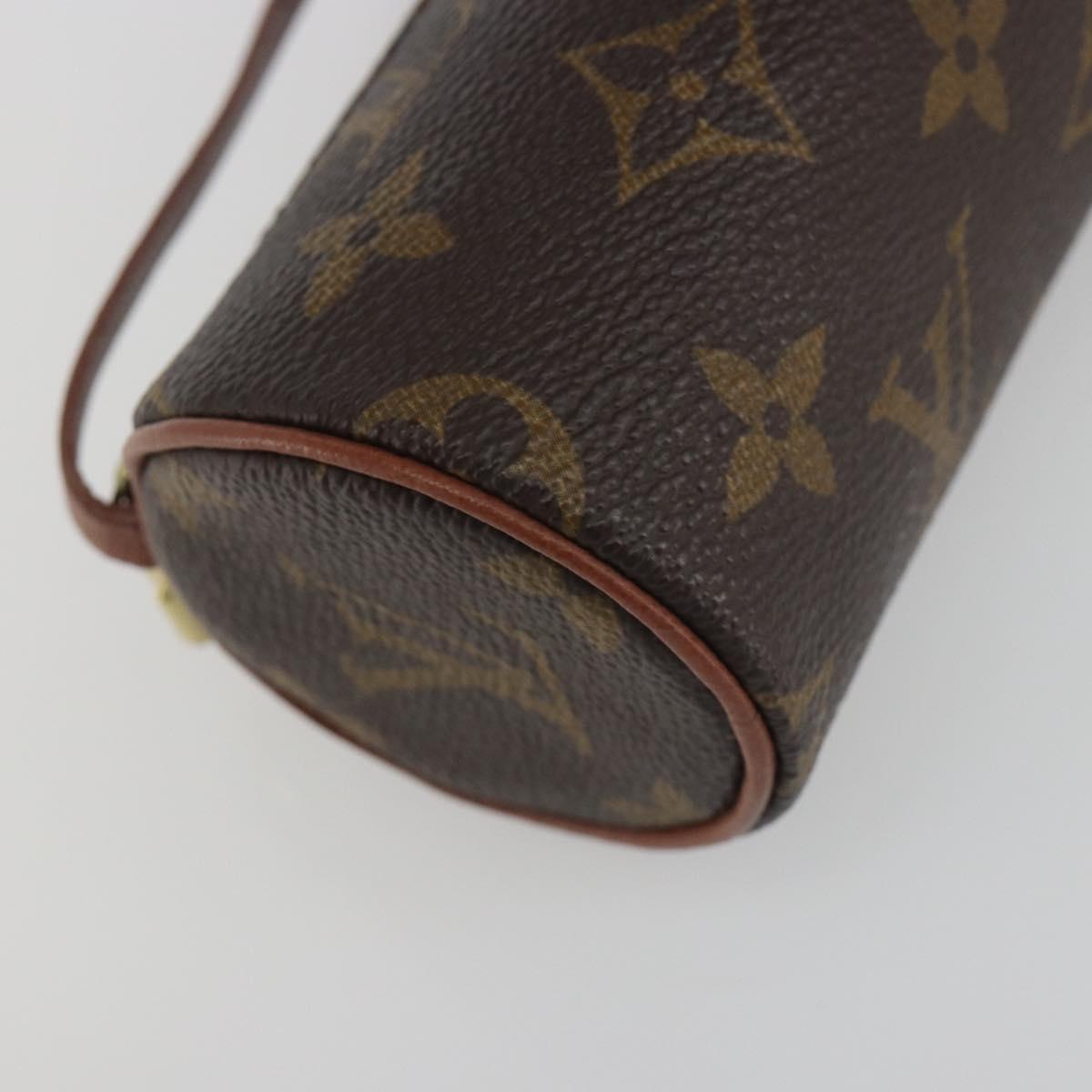 LOUIS VUITTON Monogram Papillon Pouch LV Auth 193418V