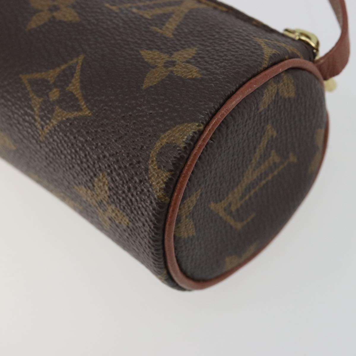 LOUIS VUITTON Monogram Papillon Pouch LV Auth 193418V