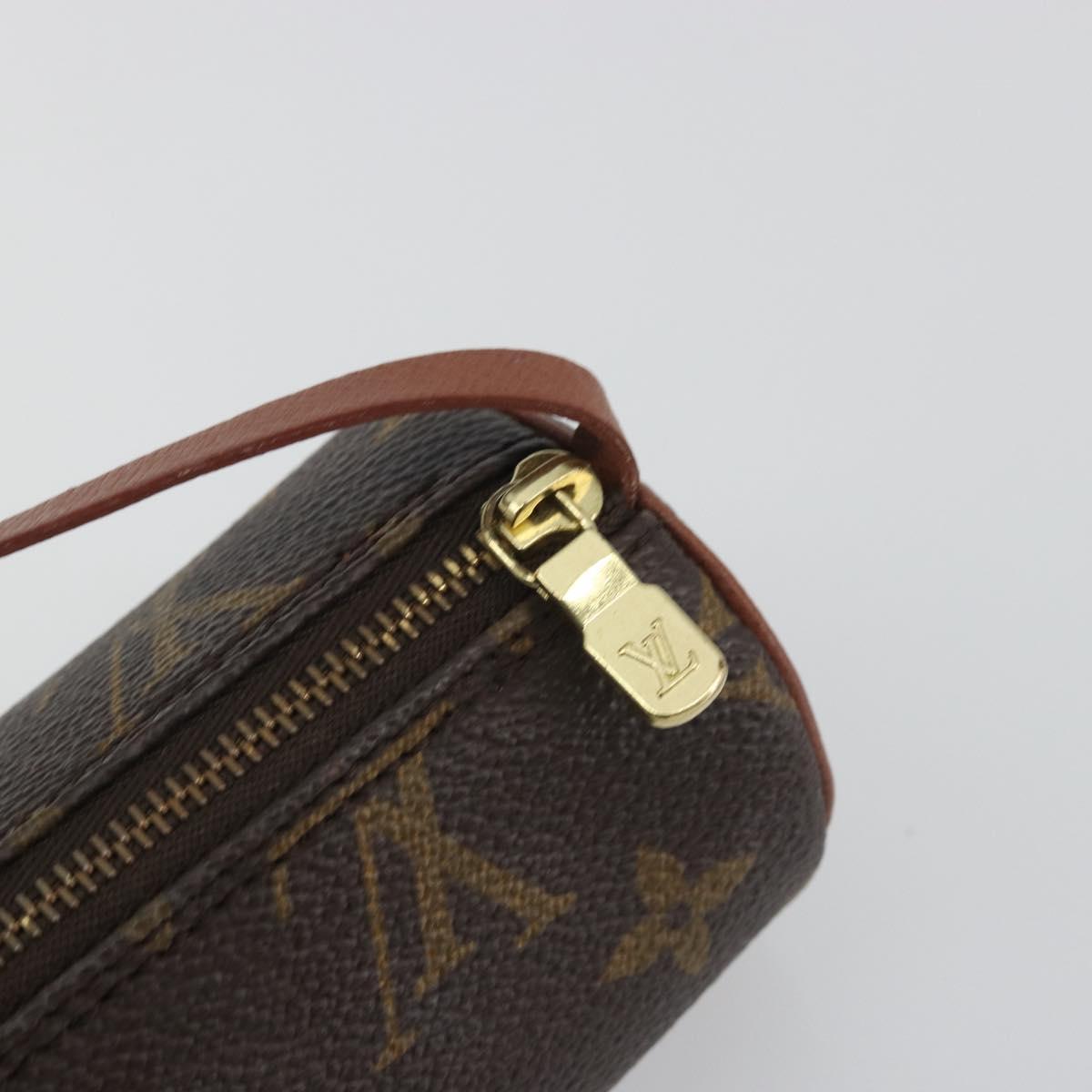 LOUIS VUITTON Monogram Papillon Pouch LV Auth 193418V