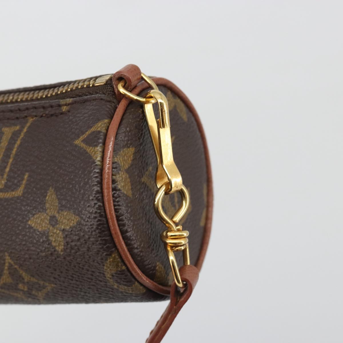 LOUIS VUITTON Monogram Papillon Pouch LV Auth 193418V