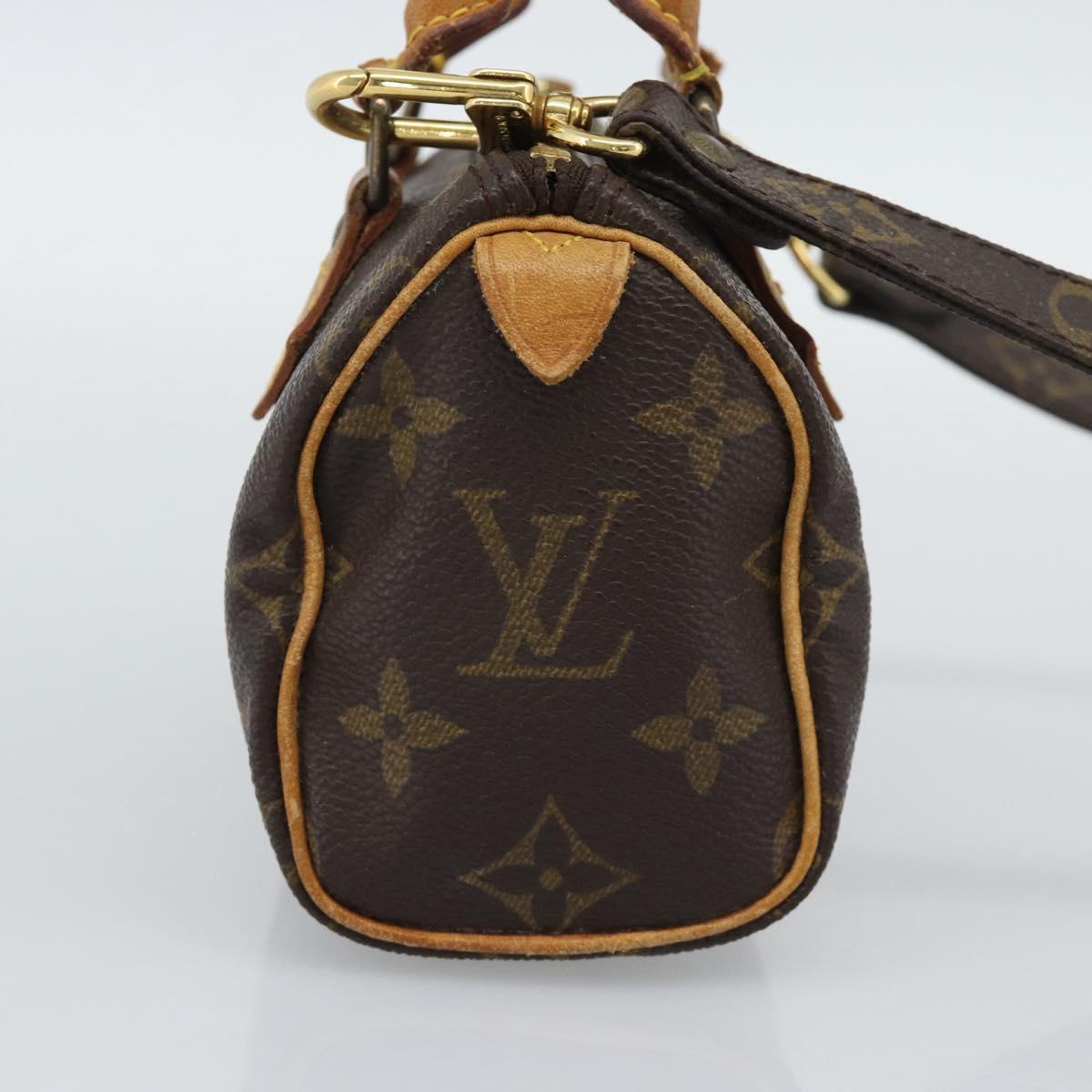 LOUIS VUITTON Monogram Mini Speedy Hand Bag M41534 LV Auth 193420