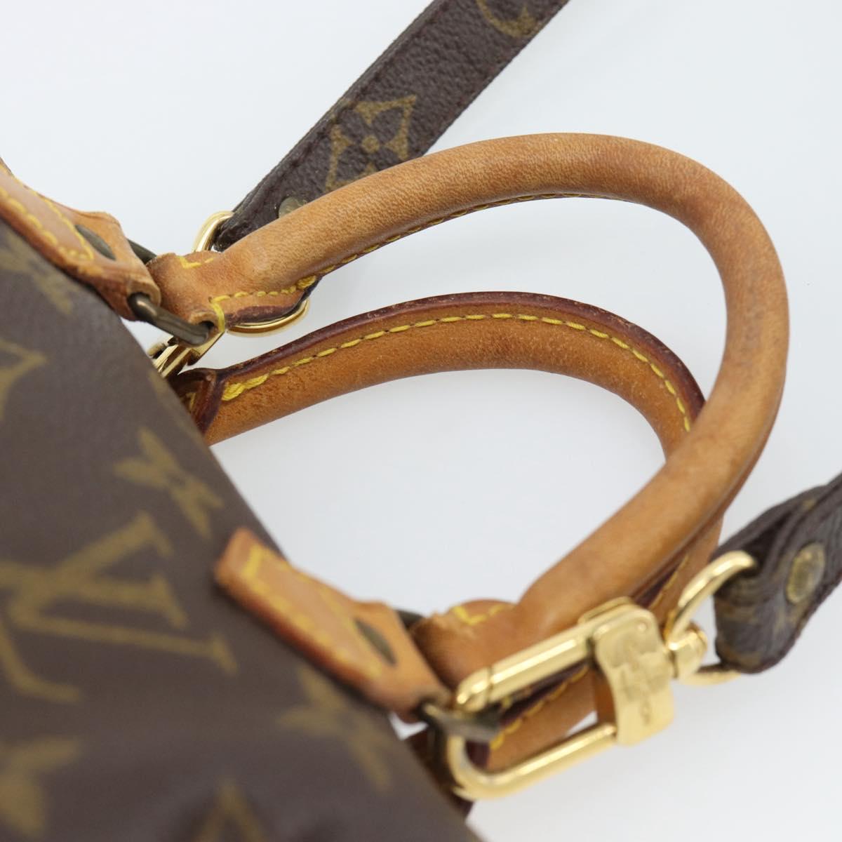 LOUIS VUITTON Monogram Mini Speedy Hand Bag M41534 LV Auth 193420