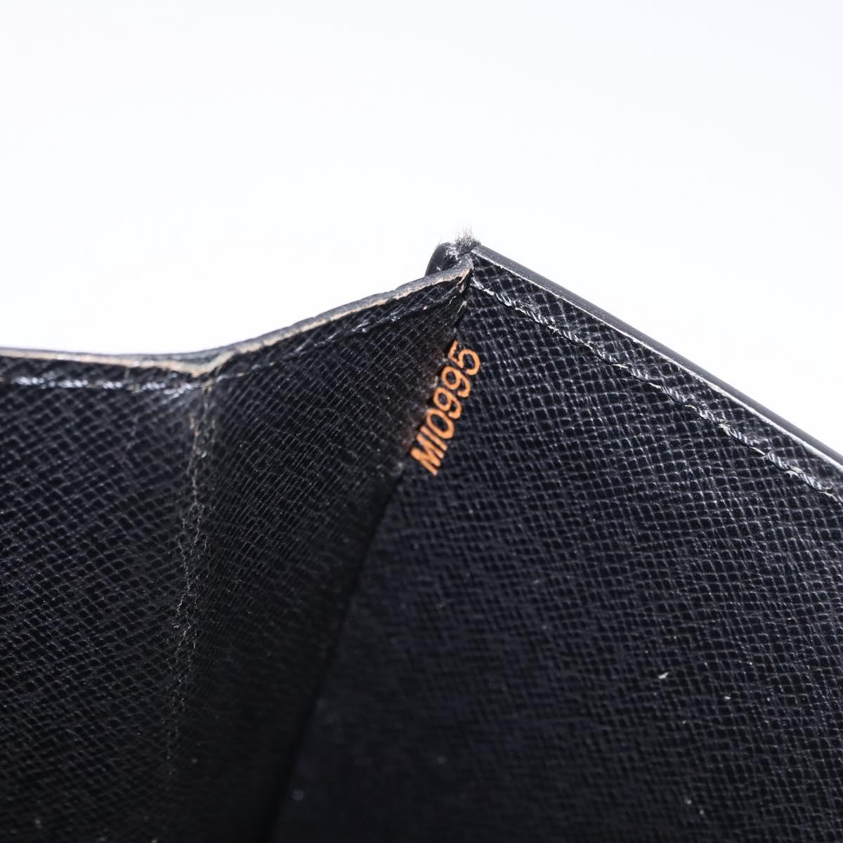 LOUIS VUITTON Epi ServietteConseiller Business Bag Black M54422 LV Auth 193430