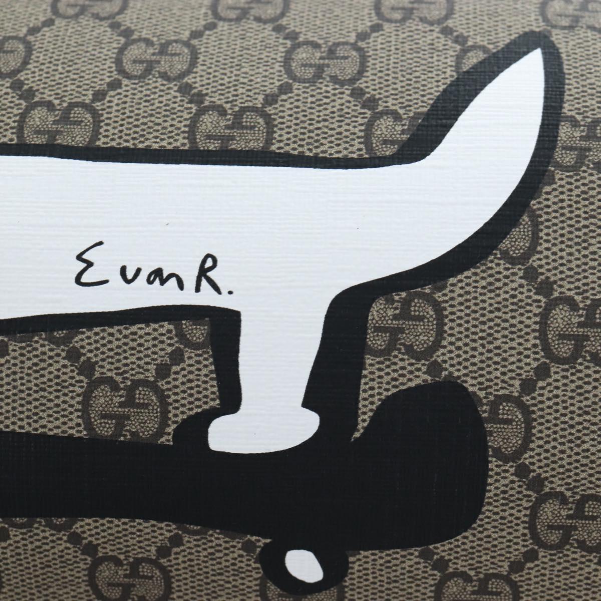 GUCCI Ewan Roberts GG Supreme Children's Dog Bag PVC 2way 793849 Auth 193431SAM