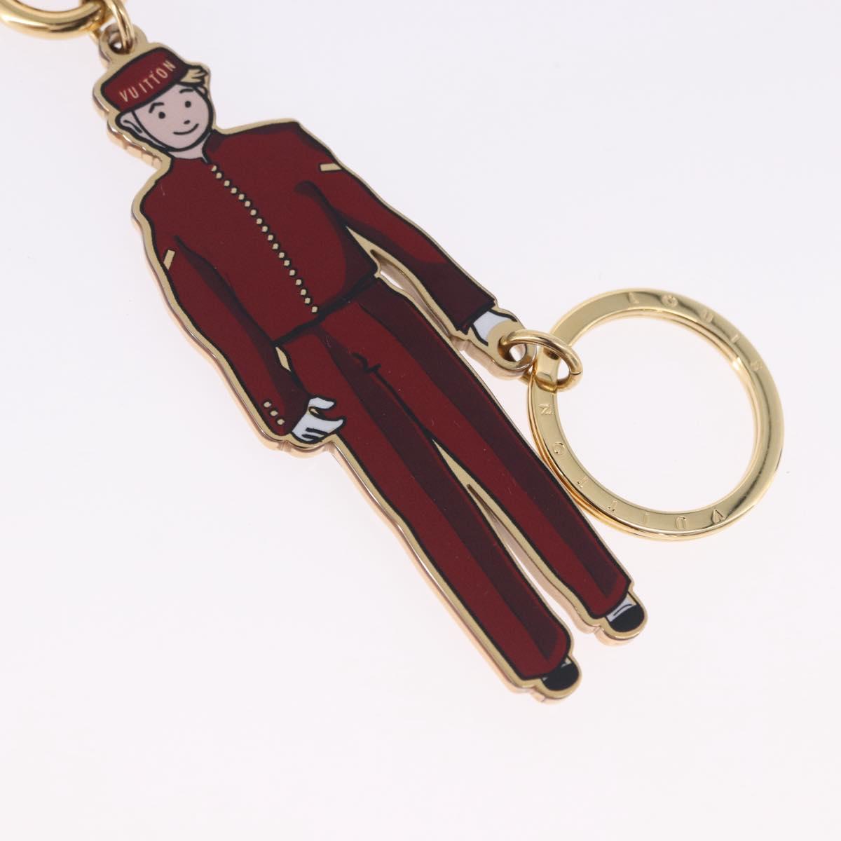 LOUIS VUITTON Porte Cles Bloombellboy Bag Charm metal Gold M66493 Auth 193433V