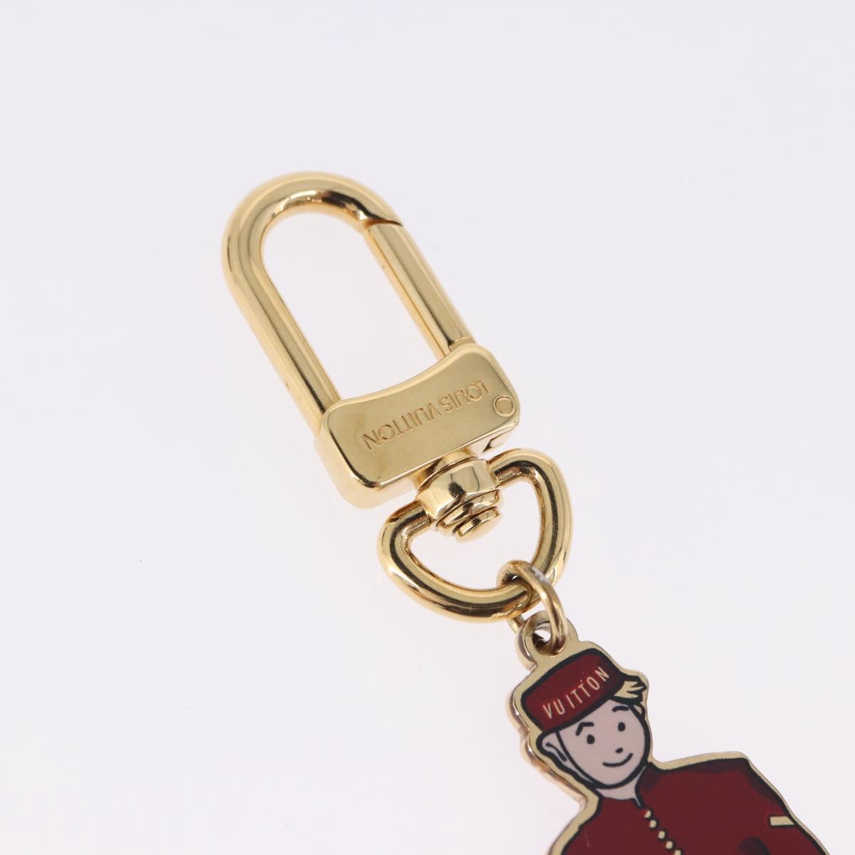 LOUIS VUITTON Porte Cles Bloombellboy Bag Charm metal Gold M66493 Auth 193433V