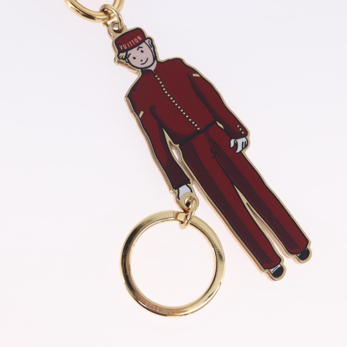 LOUIS VUITTON Porte Cles Bloombellboy Bag Charm metal Gold M66493 Auth 193433V