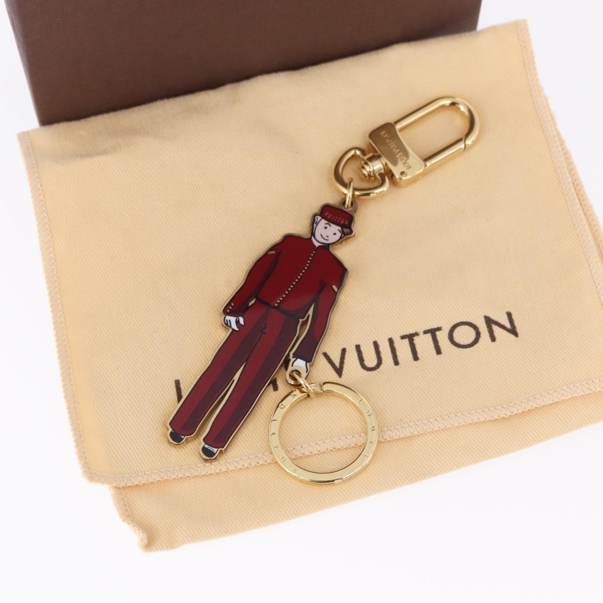 LOUIS VUITTON Porte Cles Bloombellboy Bag Charm metal Gold M66493 Auth 193433V