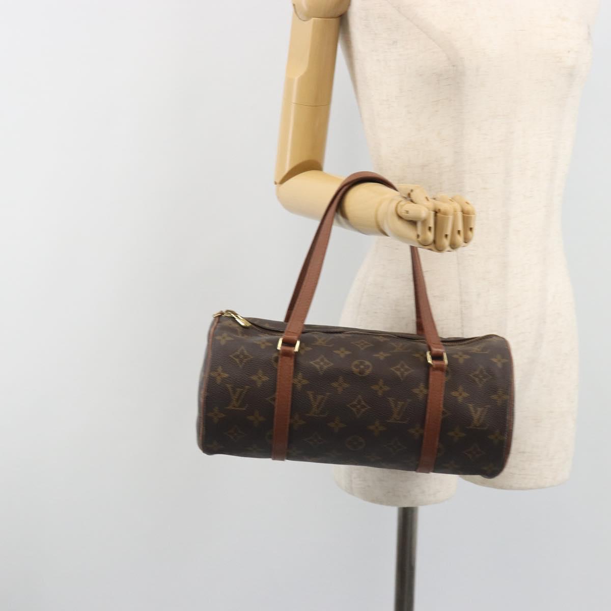 LOUIS VUITTON Monogram Papillon 30 Hand Bag M51365 LV Auth 193438