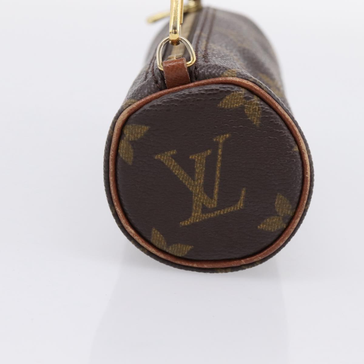 LOUIS VUITTON Monogram Papillon Pouch LV Auth 193439A