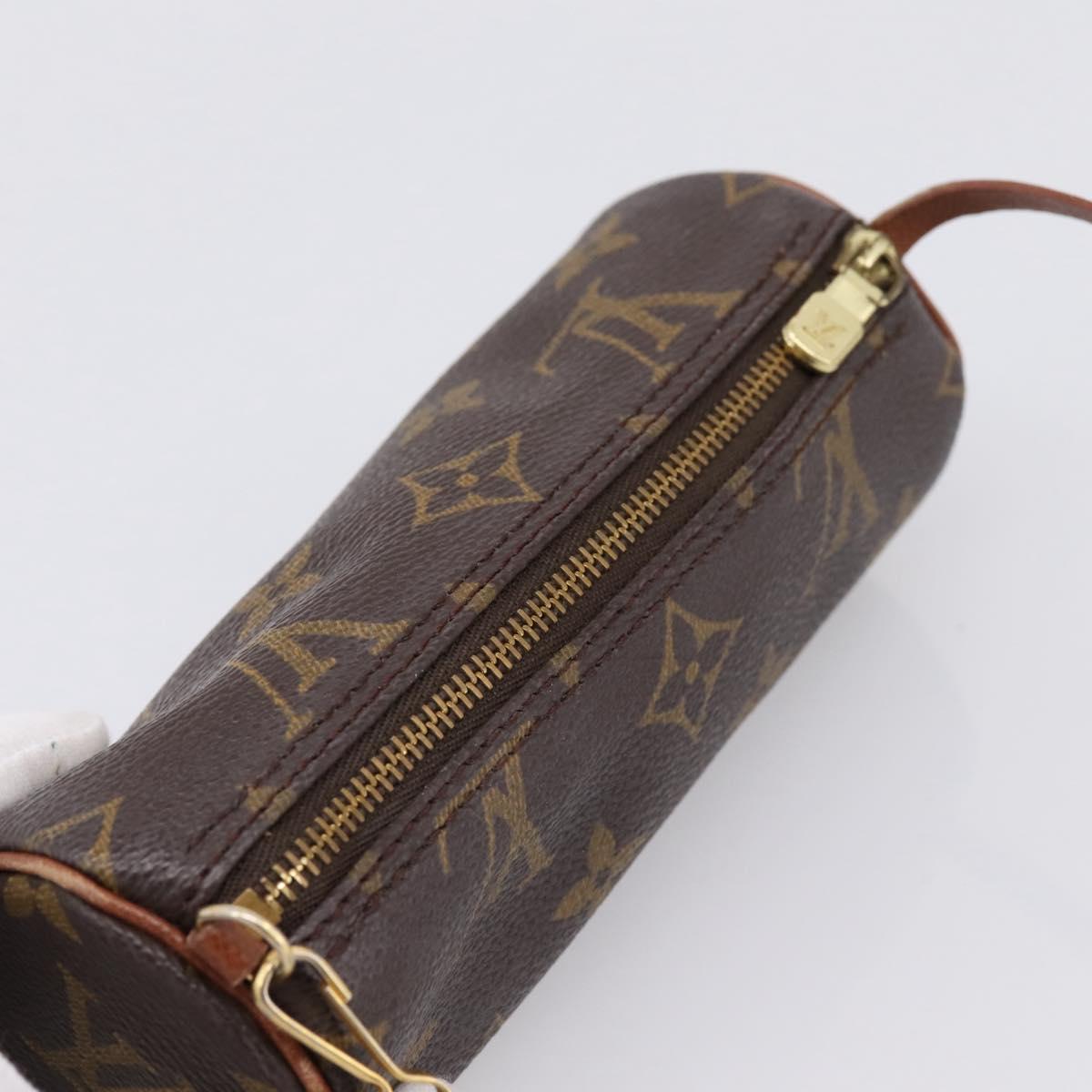 LOUIS VUITTON Monogram Papillon Pouch LV Auth 193439A