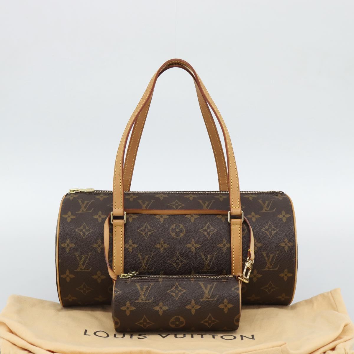 LOUIS VUITTON Monogram Papillon 30 Hand Bag M51385 LV Auth 193440SAV