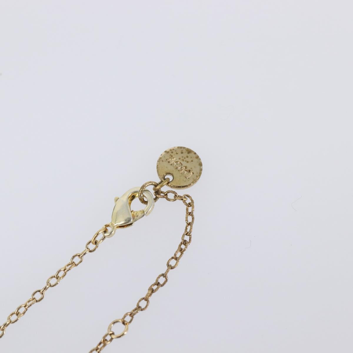 Christian Dior Necklace metal Gold Tone Auth 193471